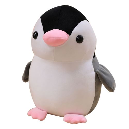 Peluche de Manchot Dessin animé Mignonne 35 cm-Rose