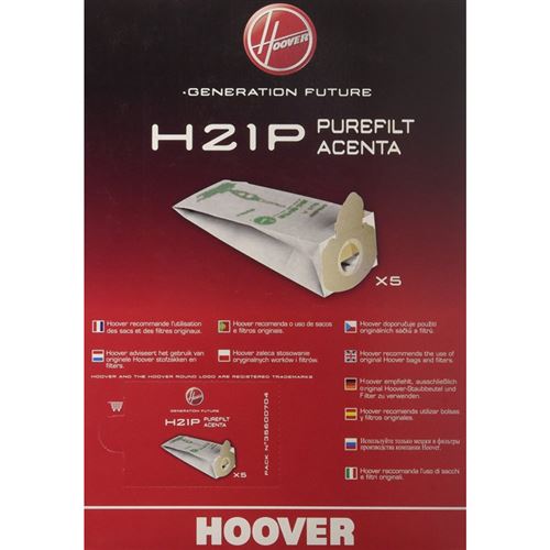 Sacs aspirateur x5 h21 - hoover - 9818262