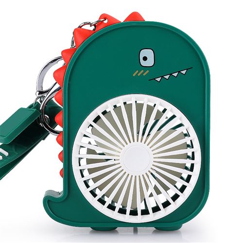 Mini Ventilateur à Main Portable Rechargeable USB 2 Vitesses - Vert