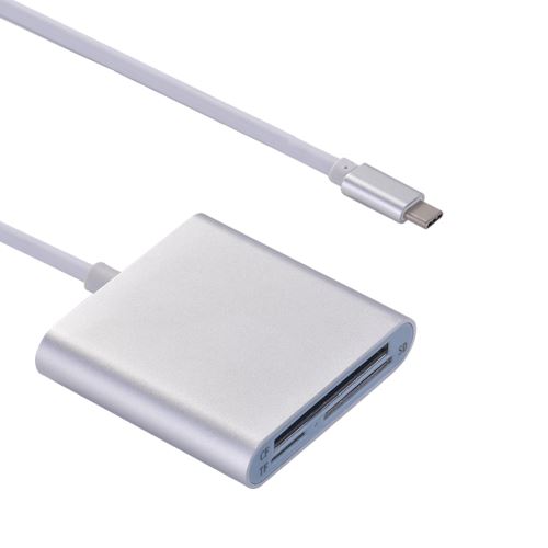 3 in1 USB-C Type-C vers SD / TF Micro CF Lecteur de carte mémoire Adaptateur Hub Transfert