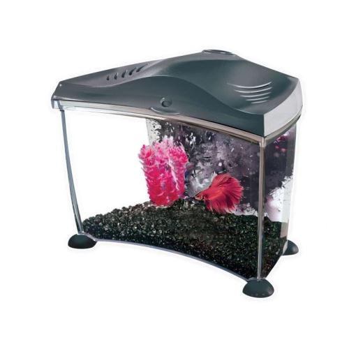 Comparer les prix de marina kit aquarium graphite pour betta - 6,7 l
