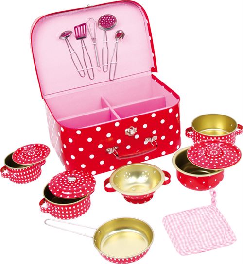 Batterie De Cuisine À Pois