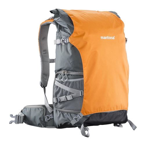 Mantona ElementsPro 50 Outdoor et sac à dos pour appareil photo gris/orange