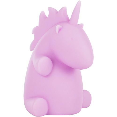 Smartwares IDE-60018 Lampe Licorne LED pour Enfants, Fonctionne sur Piles, Violet, Plastique