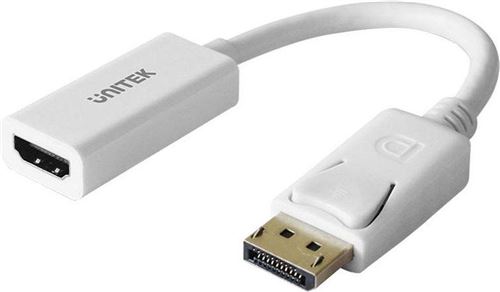 Unitek Y-6332 - Adaptateur vidéo - DisplayPort mâle pour HDMI femelle - support 4K