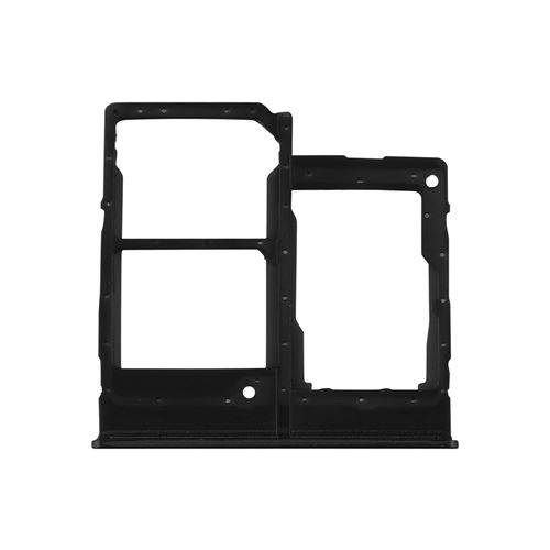 Tiroir Carte pour Samsung Galaxy A20e 2x Nano SIM et Micro SD de remplacement Noir Clappio