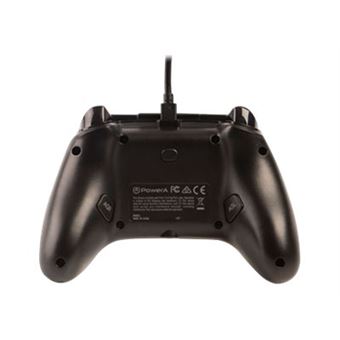 PowerA Enhanced Wired Controller - Manette de jeu - filaire - noir - pour PC, Microsoft Xbox One, Microsoft Xbox One S, Microsoft Xbox One X