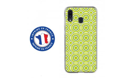 Coque souple pour Samsung Galaxy A20 avec impression Motifs retro 6