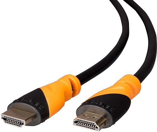 celexon Câble HDMI 2.0 Economy Standard HDMI2.0a - Mâle-Mâle - 5 m - UHD-4K avec 60Hz - HDR & Arc - Connecteur plaqué Or