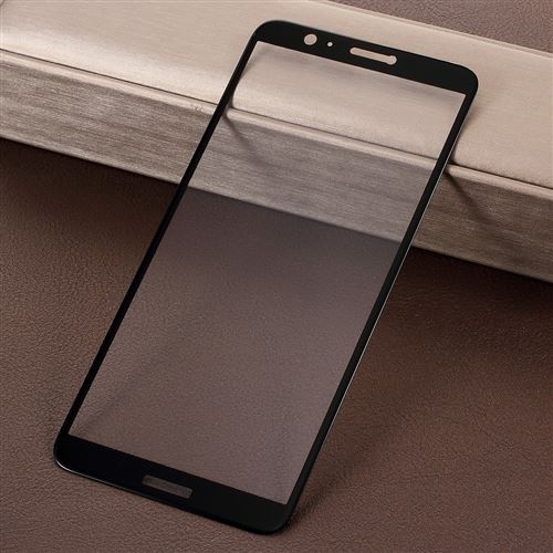 Coque en TPU pleine couverture soie imprimée complète 5j noir pour votre Huawei P Smart/Enjoy 7S