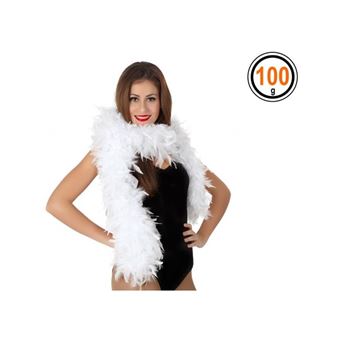 Boa blanc plumes 100g - Accessoire de déguisement - Achat & prix