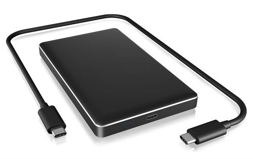 ICY BOX IB-245-C31-B - Storage enclosure - 2.5 - SATA - USB 3.1 (Gen 2) - wit