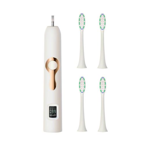 HERE MEGA - Brosse à Dents Electrique Rechargeable - Blanc