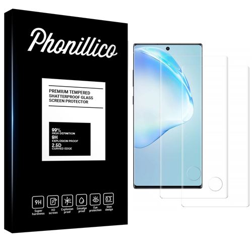 Verre Trempe pour Samsung Galaxy Note 10 [Pack 2] Film Vitre Protection Ecran Ultra Resistant [Phonillico®]