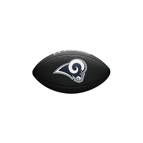 Mini ballon de Football Américain Wilson Soft touch NFL team logo Los Angeles Rams Noir