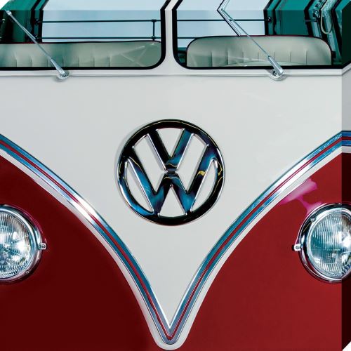 Imprimée VW Red 40 x 40 cm