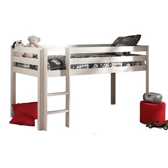 lit surlev en pin massif 90x200cm avec sommier pino blanc lit pour enfant achat prix fnac - Lit Sureleve lit surlev en pin massif 90x200cm avec sommier pino blanc lit pour enfant achat prix fnac - Lit Sureleve