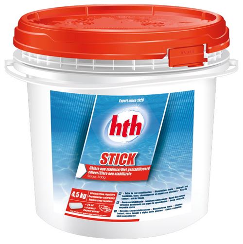 HTH Stick - Chlore non stabilisé Sticks 4,5kg