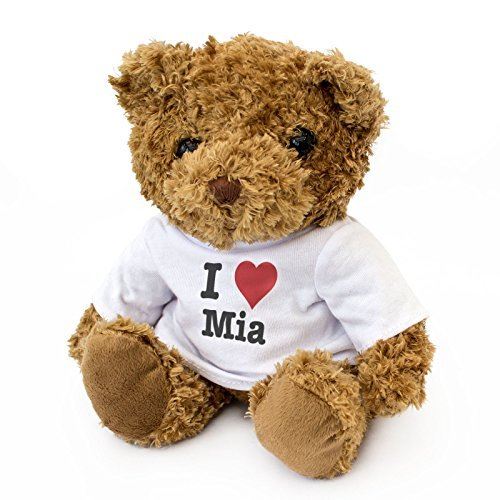 Nouveau “ I Love Mia “ Teddy Bear “ mignon et clin “ Cadeau Anniversaire Nol Valentine