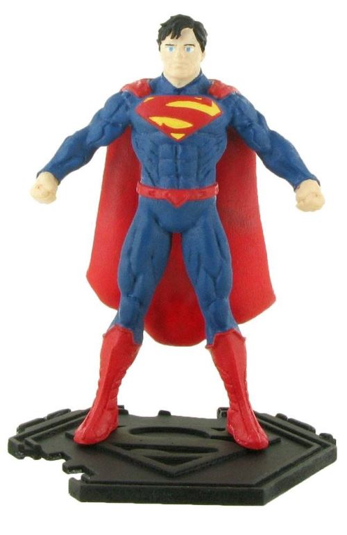 Comansi playfigure Justice League - Superman 9 cm bleu