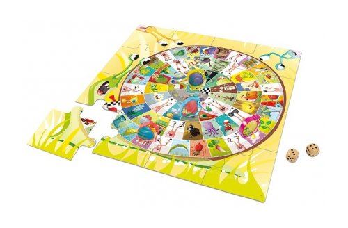 Jeu de parcours : course &agrave; l'escargot janod