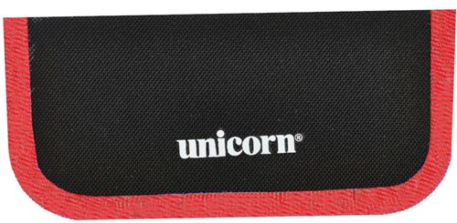Unicorn Etui Midi Velcro noir-rouge 15,5 x 7,5 x 2 cm