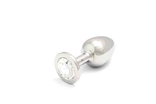 ROSEBUDS Classic, Plug Anal Taille XXL2 50mm avec Cristal Swarovski 35mm, Clear