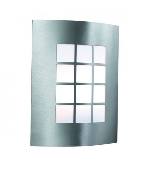 Applique 27 cm Outdoor Lights, en acier inoxydable et polycarbonate