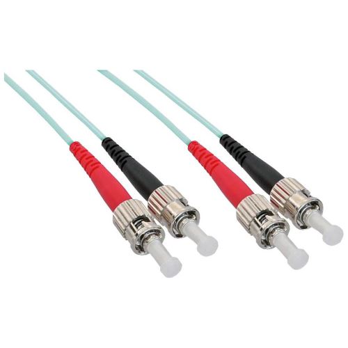Câble duplex optique en fibre InLine® ST / ST 50 / 125µm OM3 7.5m