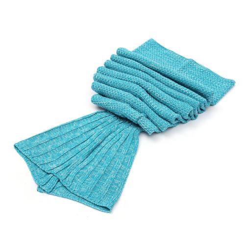 180cm 6 Couleurs Adulte Queue De Sirène Couverture Tapis CrochetéCadeau Noël