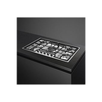 Smeg Classica PGF75-4 - Table de cuisson au gaz - 5 plaques de cuisson - Niche - largeur : 70 cm - profondeur : 49.2 cm - acier inoxydable