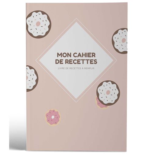Mon cahier de recettes | Livre de recettes à remplir | Design Omelette
