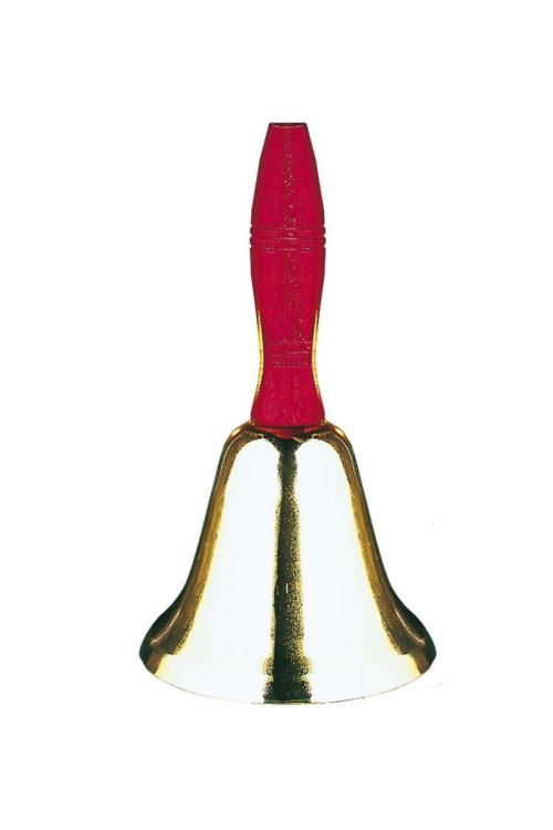 Maxi Cloche Pere Noel En Laiton - Dor&eacute;