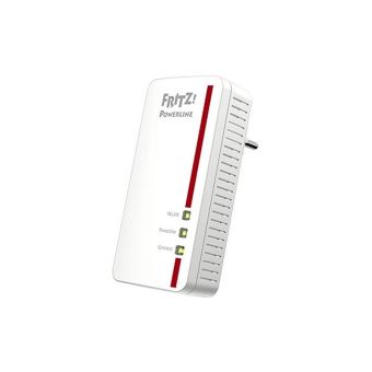 FRITZ!Powerline 1260E - WLAN Set - kit d'adaptation pour courant porteur 1GbE, HomePlug AV (HPAV) 2.0, IEEE 1901 - Wi-Fi 5 - Bi-bande - Branchement mural - 1