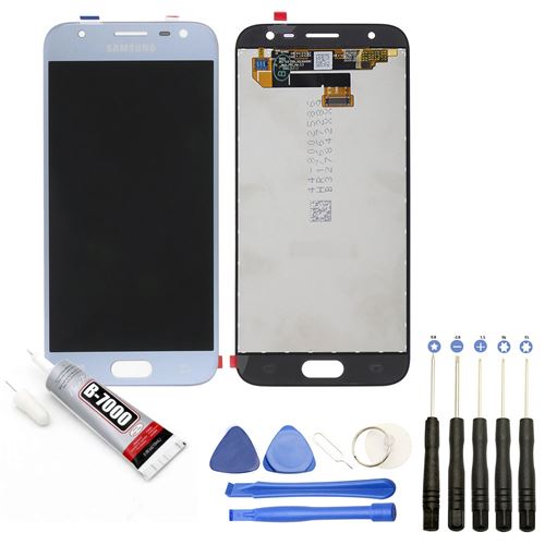 Visiodirect® Ecran complet: Vitre + LCD compatible avec Samsung Galaxy J3 2017 SM-J330F + Kit outils + Colle B7000 Offerte