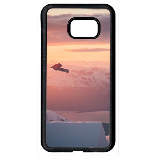 Coque Samsung Galaxy S6 Edge+ Plus Snowboard Saut Paysage Sport