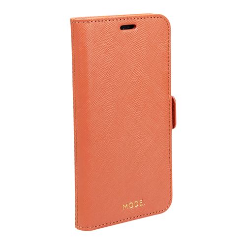 Étui pour iPhone XS Max Folio Milano avec Porte-cartes et Fonction Stand MODE Rose