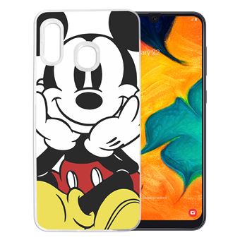 ارفف خشب ديكور Coque pour Samsung Galaxy A20e - Mickey Mouse