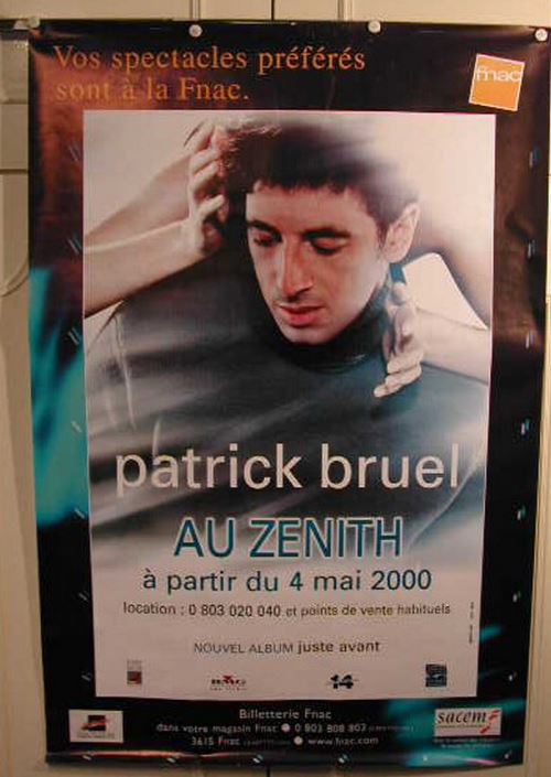 Bruel Patrick - 80x120 cm - AFFICHE / POSTER État correct - N/A reconditionné disponible sur Fnac