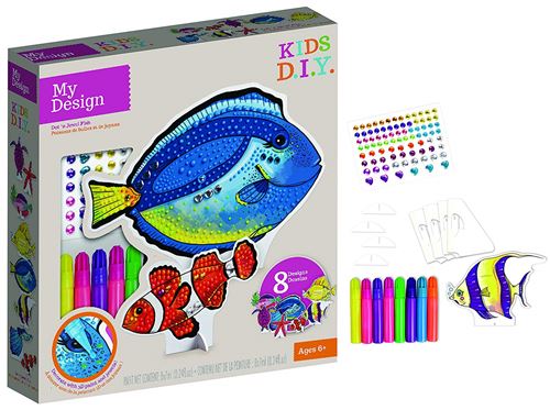 Orb Factory ORB75422 - Loisirs Créatifs - Poissons Peinture 3D - My Design