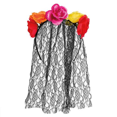 serre-tête fleurs colorées adulte