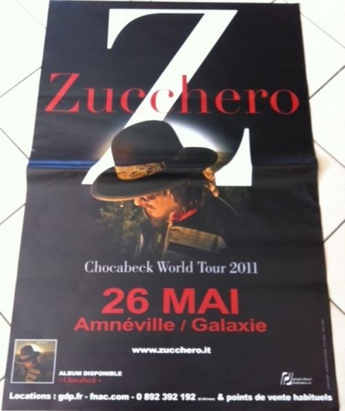 Zucchero - 80x120 cm - AFFICHE / POSTER État correct - N/A reconditionné disponible sur Fnac
