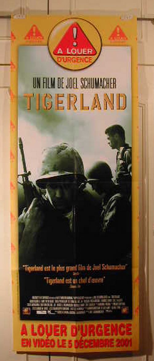 Acheter Tigerland - 57x156 cm - AFFICHE / POSTER État correct - 13,99 € Tigerland - 57x156 cm - AFFICHE / POSTER État correct - N/A reconditionné disponible sur Fnac