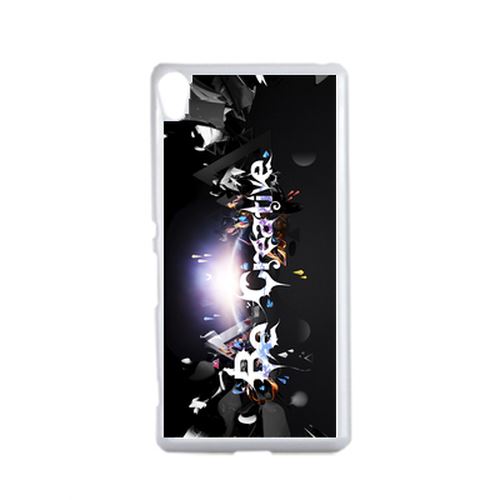 Coque Sois Créatif Art Graphique Compatible Sony Xperia X Transparent