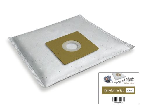 Kallefornia k200 10 sacs pour aspirateur Aldi DIV 109 KS 5123 KS 6122