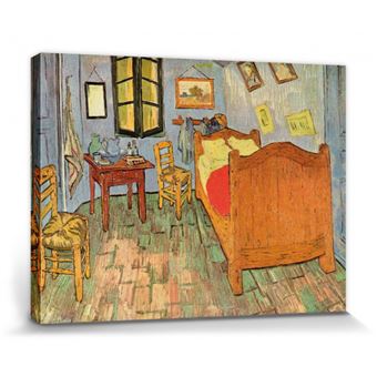 Vincent Van Gogh Poster Reproduction Sur Toile Tendue Sur Chassis La Chambre A Coucher A Arles 1889 30x40 Cm Achat Prix Fnac