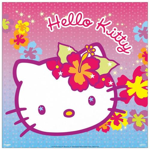 SANRIO - Hello Kitty Blue (Panneaux MDF 30x30 cm)