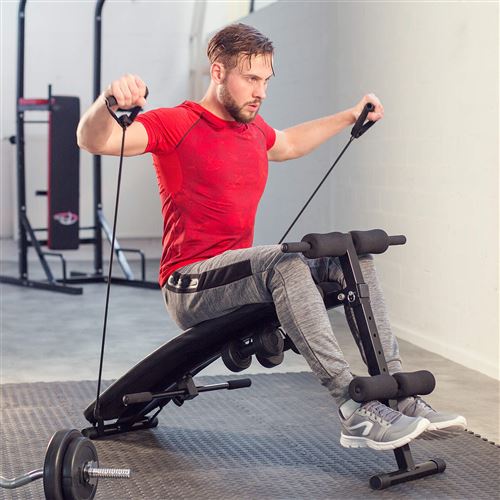 17 Sur Tectake Banc De Musculation Pliable Abdominaux Et Dorsaux