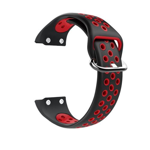 Bracelet en silicone Smartwatch pour Garmin Forerunner35 F35 - Noir&Rouge