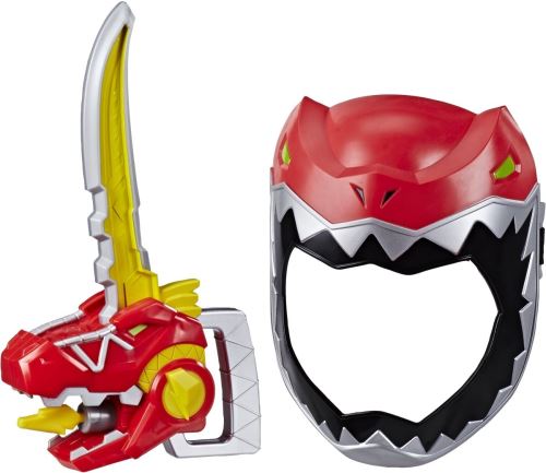 Power Rangers masque avec épée garçons rouge taille unique
